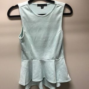 Blue peplum Top Size m